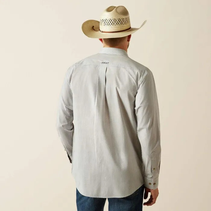 Men Button Down Shirts Ariat Pro Series Dayne Classic Fit Shirt Phantom
