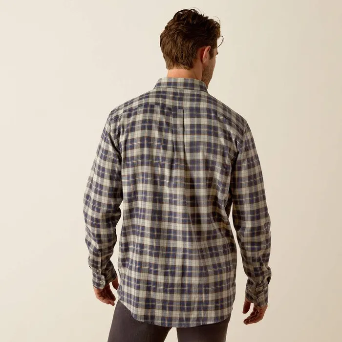 Men Button Down Shirts Ariat Simmental Shirt Horizon Plaid