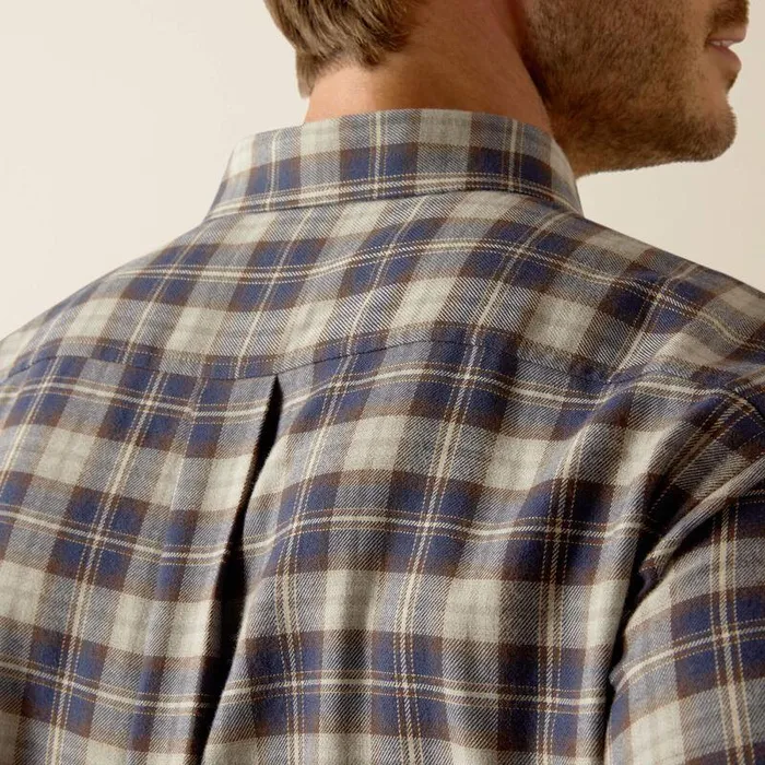 Men Button Down Shirts Ariat Simmental Shirt Horizon Plaid