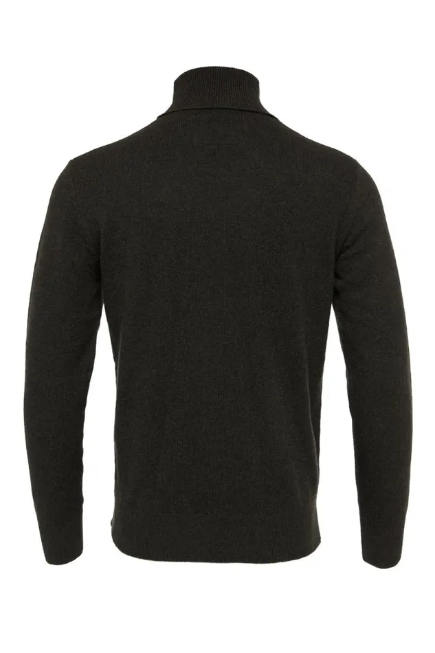 Men Byron Roll Neck Knit Moss Holland Cooper Knitwear
