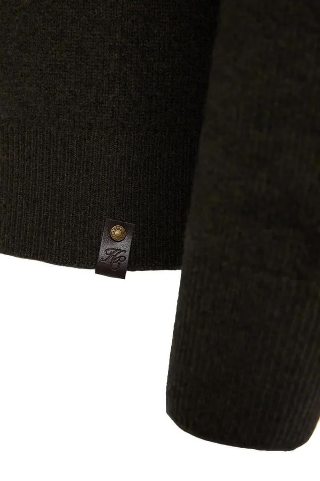 Men Byron Roll Neck Knit Moss Holland Cooper Knitwear