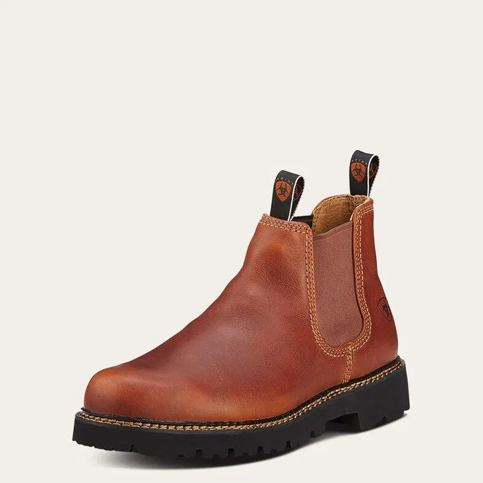 Men Chelsea Boots Ariat Spot Hog Boot Peanut