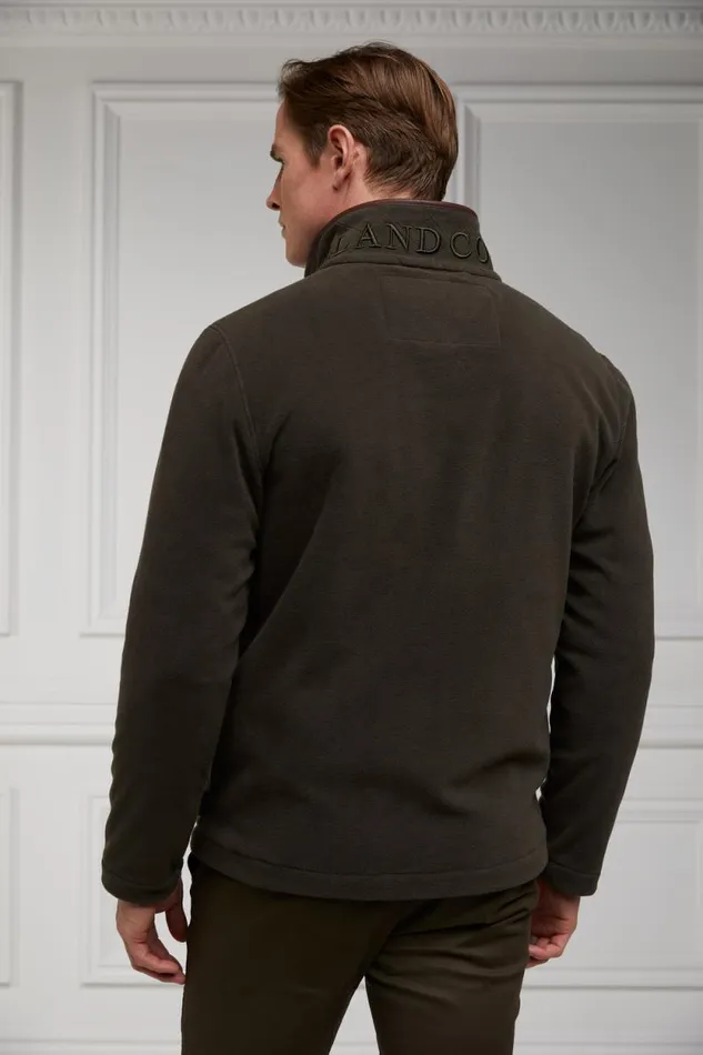 Men Country Fleece Jacket Khaki Holland Cooper Fleeces