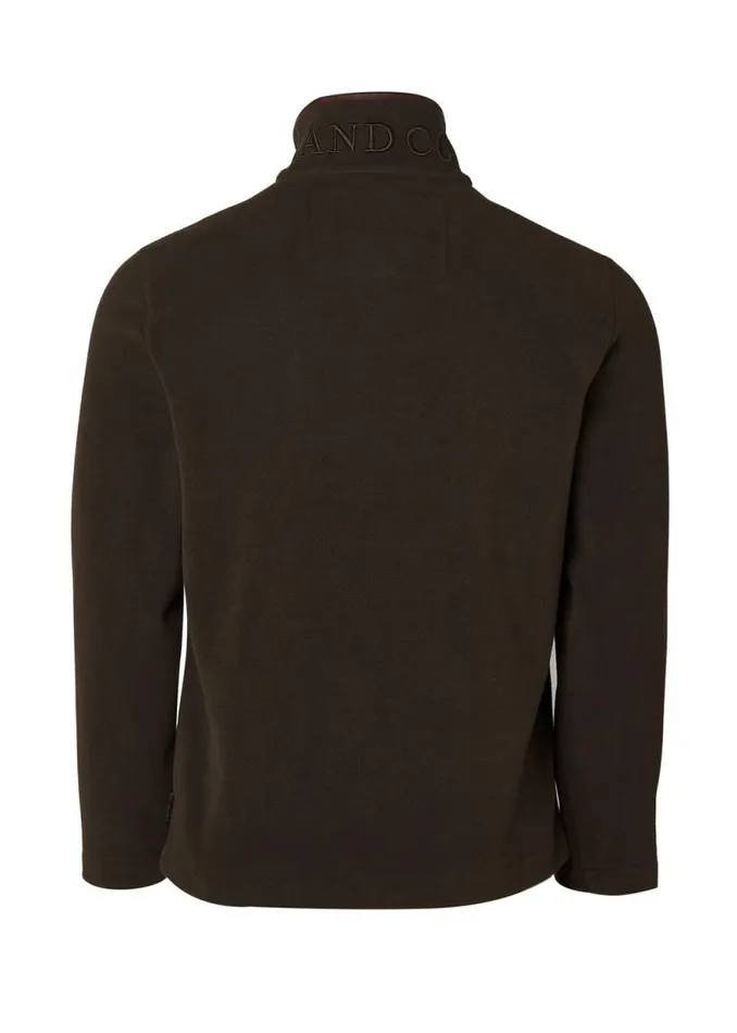Men Country Fleece Jacket Khaki Holland Cooper Fleeces