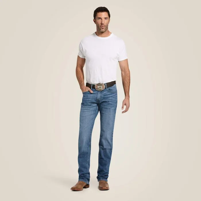 Men Denim Ariat M2 Relaxed Stretch Legacy Boot Cut Jean Brandon