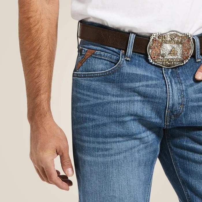Men Denim Ariat M2 Relaxed Stretch Legacy Boot Cut Jean Brandon