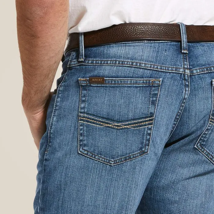 Men Denim Ariat M2 Relaxed Stretch Legacy Boot Cut Jean Brandon