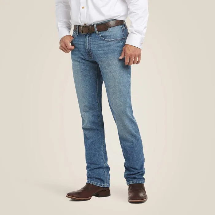 Men Denim Ariat M4 Low Rise Stretch Legacy Stackable Straight Leg Jean Sawyer