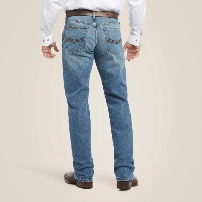 Men Denim Ariat M4 Low Rise Stretch Legacy Stackable Straight Leg Jean Sawyer