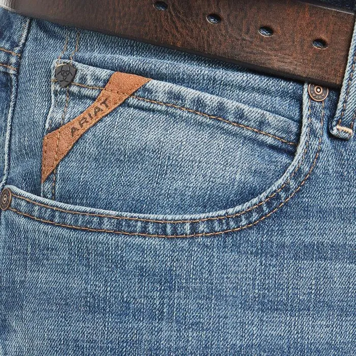 Men Denim Ariat M4 Low Rise Stretch Legacy Stackable Straight Leg Jean Sawyer