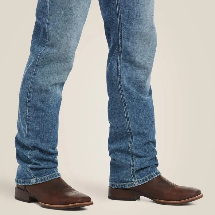 Men Denim Ariat M4 Low Rise Stretch Legacy Stackable Straight Leg Jean Sawyer