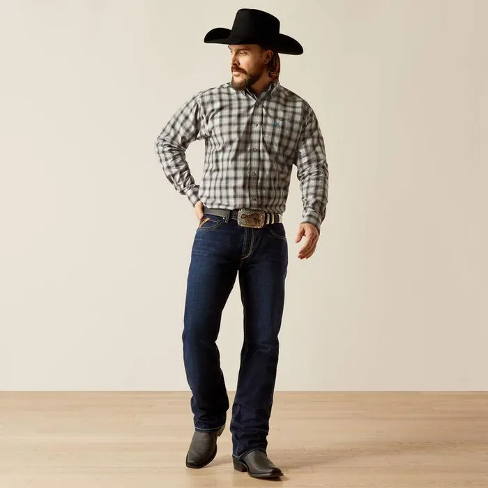Men Denim Ariat M4 Relaxed Ranchford Boot Cut Jeans Wildfire