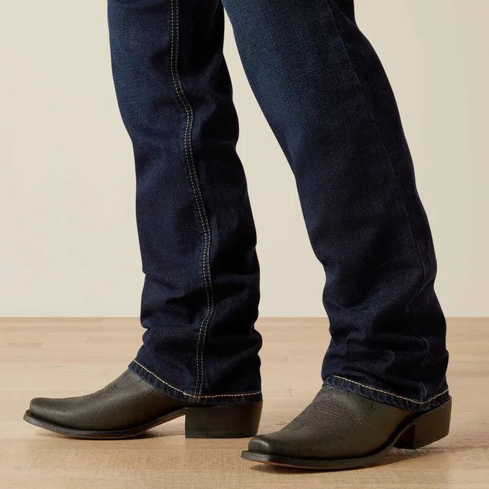 Men Denim Ariat M4 Relaxed Ranchford Boot Cut Jeans Wildfire