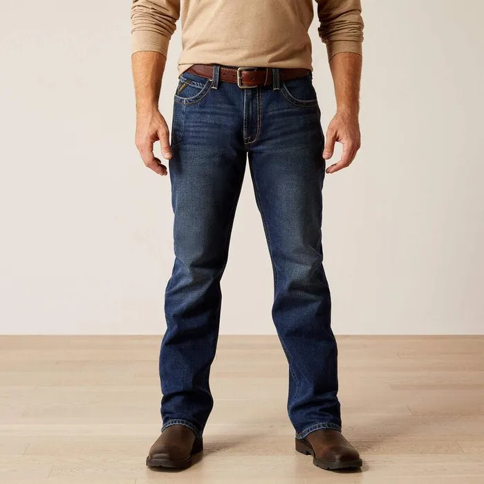 Men Denim Ariat Rebar M5 Straight Acclimatize Straight Jean Galveston