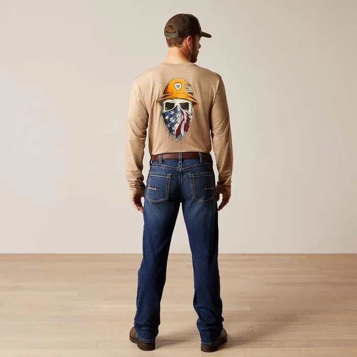 Men Denim Ariat Rebar M5 Straight Acclimatize Straight Jean Galveston Men Denim Ariat Rebar M5 Straight Acclimatize Straight Jean Galveston