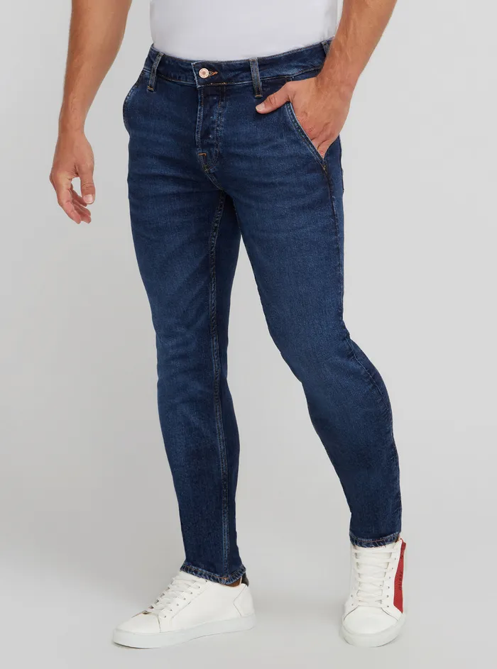 Men Denim GUESS Eco Lowrise Skinny Adam Fly Denim Jeans In Reloop Wash Men Denim GUESS Eco Lowrise Skinny Adam Fly Denim Jeans In Reloop Wash