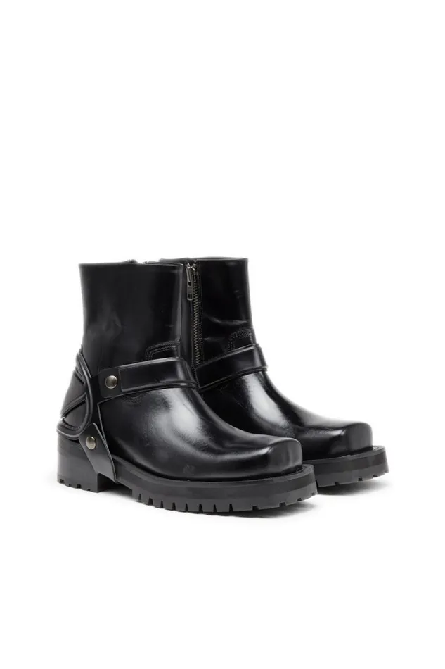Men Diesel Boots DTEXAN CH Black Men Diesel Boots DTEXAN CH Black