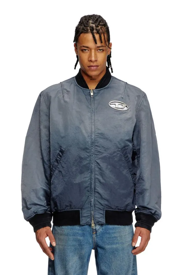 Men Diesel Jackets JKEPES Dark Grey