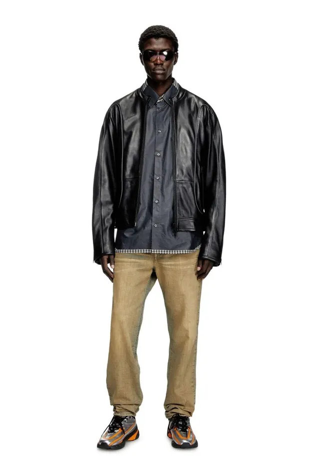 Men Diesel Jackets LKRIXY Black