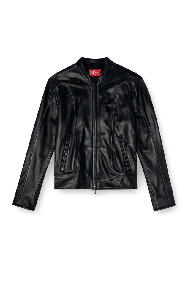 Men Diesel Jackets LKRIXY Black Men Diesel Jackets LKRIXY Black