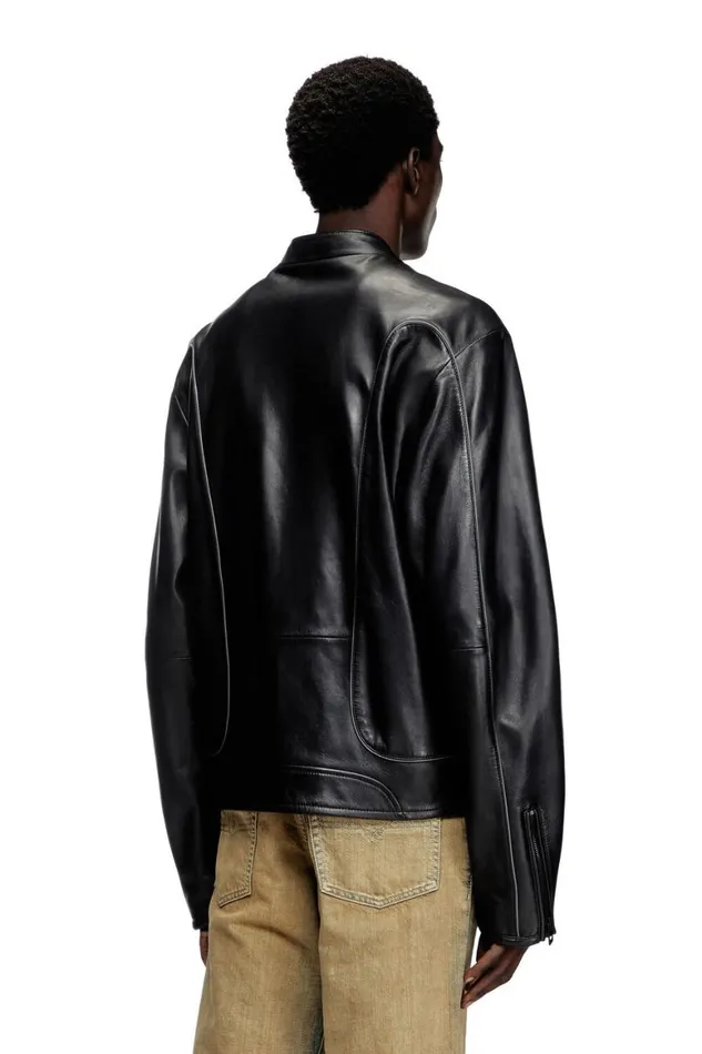 Men Diesel Jackets LKRIXY Black Men Diesel Jackets LKRIXY Black