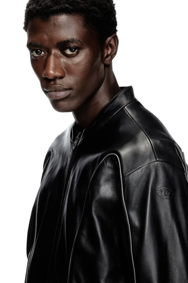 Men Diesel Jackets LKRIXY Black Men Diesel Jackets LKRIXY Black