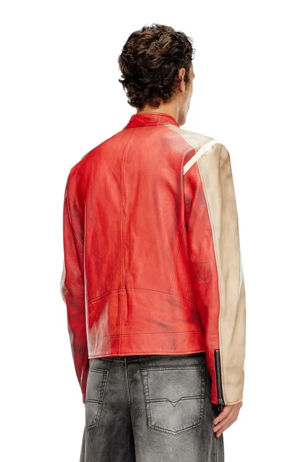 Men Diesel Jackets LRUSCHA Red Men Diesel Jackets LRUSCHA Red