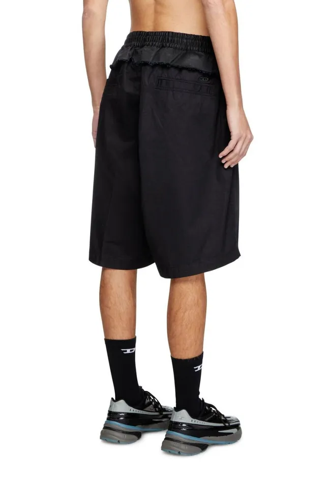 Men Diesel Pants and Shorts PGUSTAFSHORT Black Men Diesel Pants and Shorts PGUSTAFSHORT Black