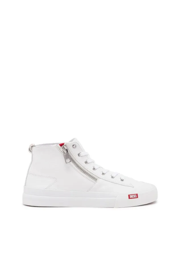 Men Diesel Sneakers SATHOS ZIP White