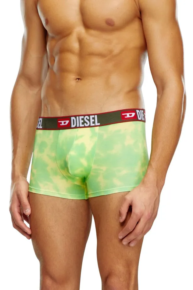 Men Diesel Underwear UMBXDAMIENTHREEPACK Blackgreen