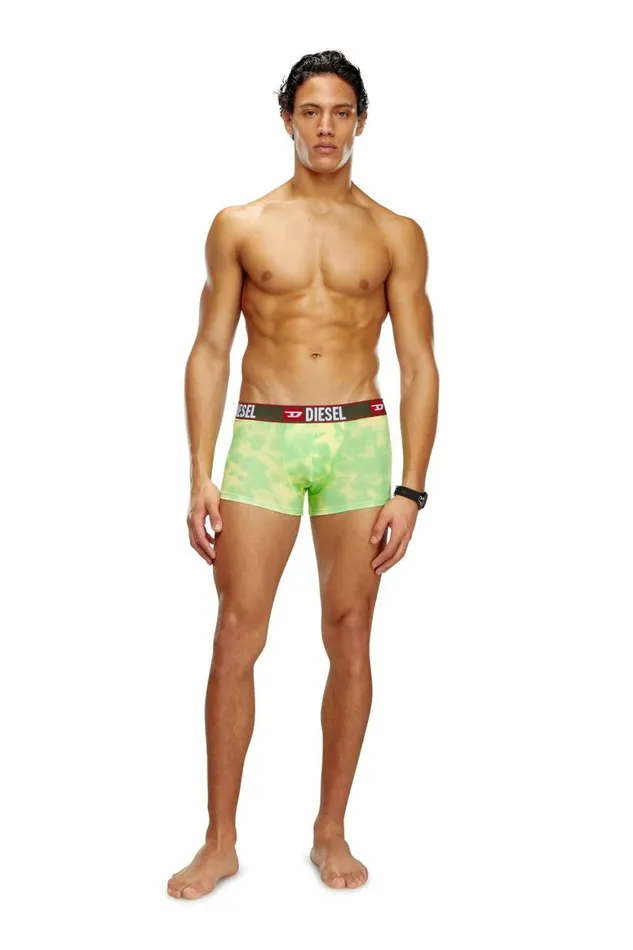 Men Diesel Underwear UMBXDAMIENTHREEPACK Blackgreen Men Diesel Underwear UMBXDAMIENTHREEPACK Blackgreen