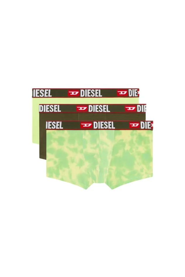 Men Diesel Underwear UMBXDAMIENTHREEPACK Blackgreen Men Diesel Underwear UMBXDAMIENTHREEPACK Blackgreen