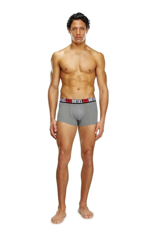 Men Diesel Underwear UMBXDAMIENTHREEPACK Whitegrey Men Diesel Underwear UMBXDAMIENTHREEPACK Whitegrey