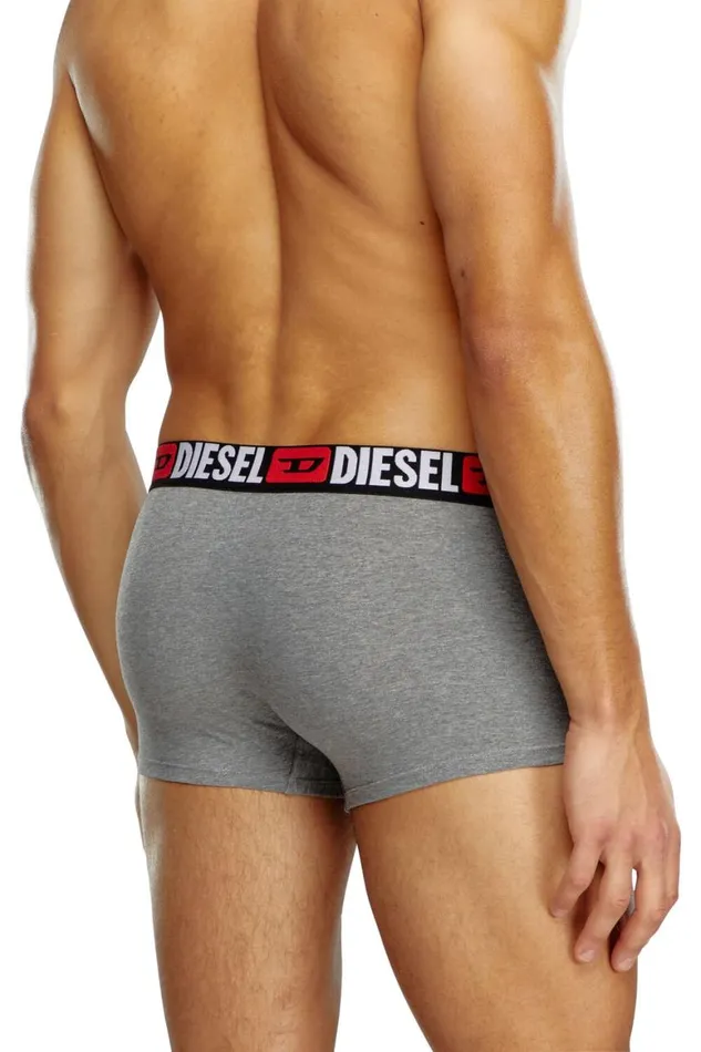 Men Diesel Underwear UMBXDAMIENTHREEPACK Whitegrey Men Diesel Underwear UMBXDAMIENTHREEPACK Whitegrey