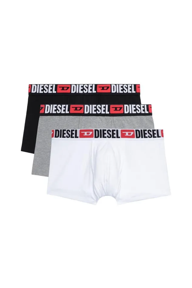 Men Diesel Underwear UMBXDAMIENTHREEPACK Whitegrey Men Diesel Underwear UMBXDAMIENTHREEPACK Whitegrey