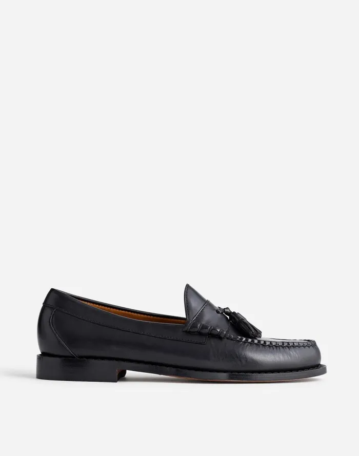 Men Dress Shoes and Loafers Madewell Madewell X GHBASS Lennox Weejuns Loafers Black