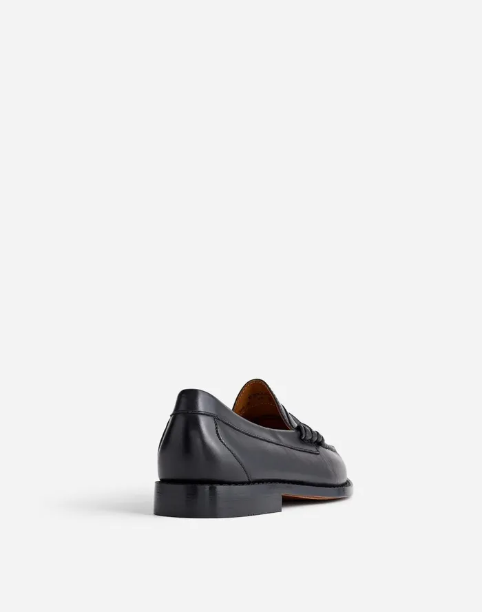 Men Dress Shoes and Loafers Madewell Madewell X GHBASS Lennox Weejuns Loafers Black