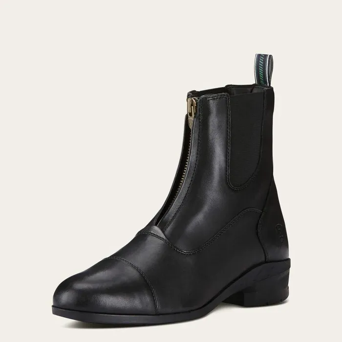 Men English Riding Boots Ariat Heritage IV Zip Paddock Boot Black