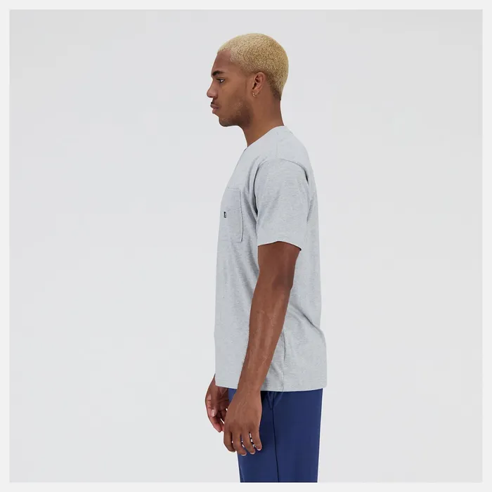 Men Essentials Reimagined Cotton Jersey Short Sleeve Tshirt Athletic Grey New Balance Shirts