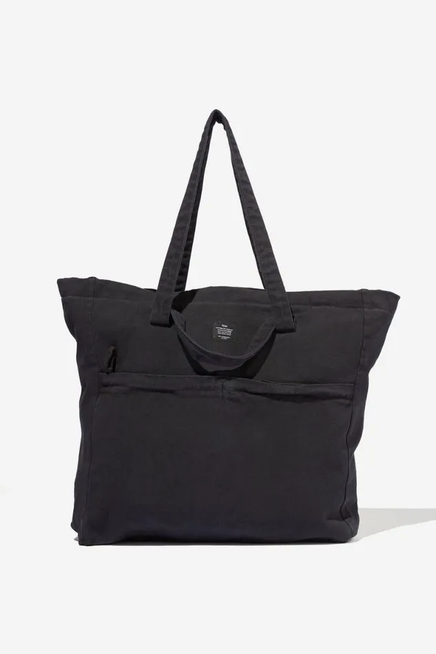 Men Gifting Cotton On Wellness Tote Bag Black