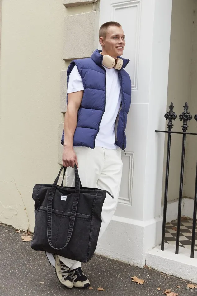 Men Gifting Cotton On Wellness Tote Bag Black