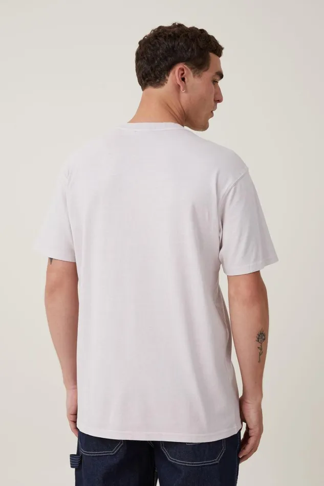 Men Graphic TShirts Cotton On Corona Premium Loose Fit TShirt Lcn Cor Iced Lilaccoronasunset