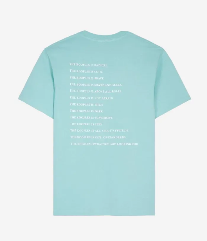 Men Green What Is Tshirt THE KOOPLES Tshirts