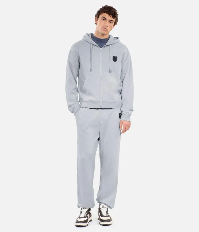 Men Grey Blazon Hoodie THE KOOPLES Sweatshirts and Sweatpants