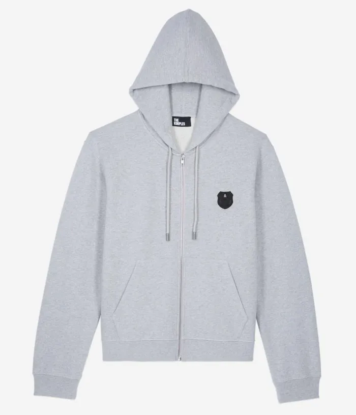 Men Grey Blazon Hoodie THE KOOPLES Sweatshirts and Sweatpants