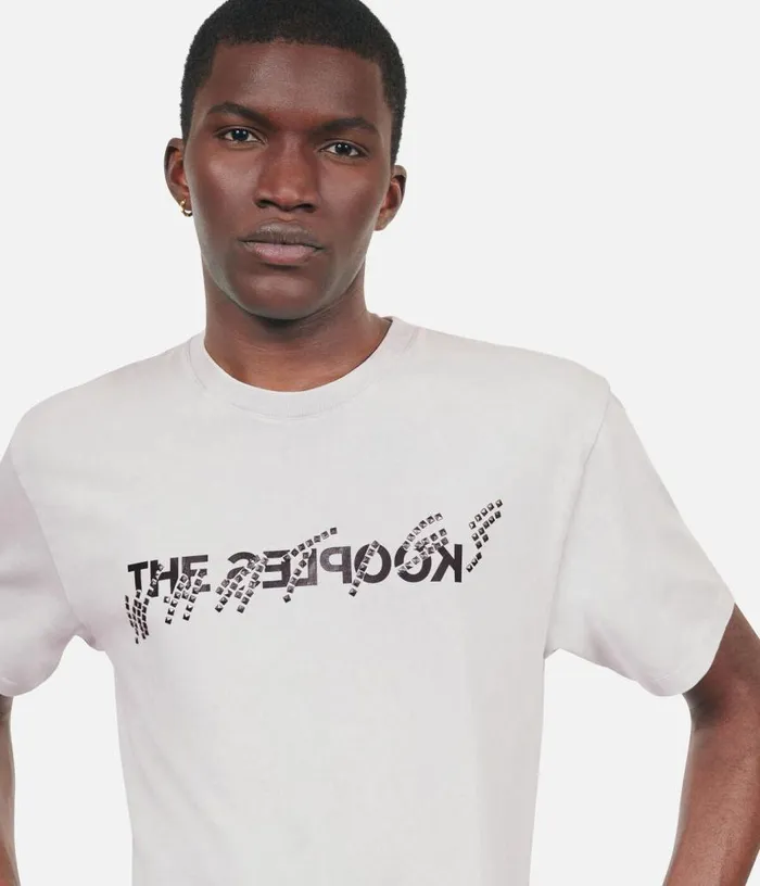 Men Grey What Is Tshirt With Studs THE KOOPLES Tshirts