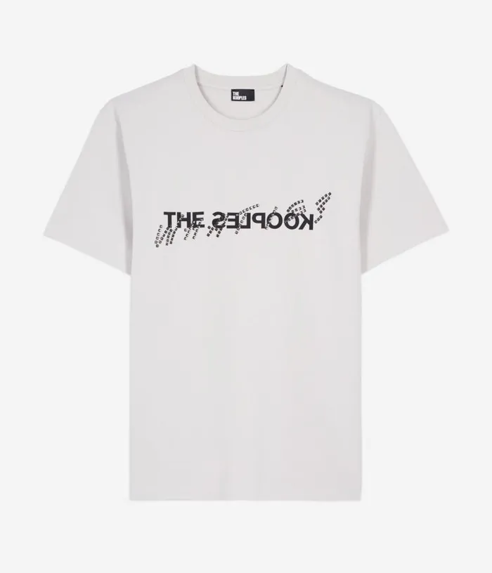 Men Grey What Is Tshirt With Studs THE KOOPLES Tshirts