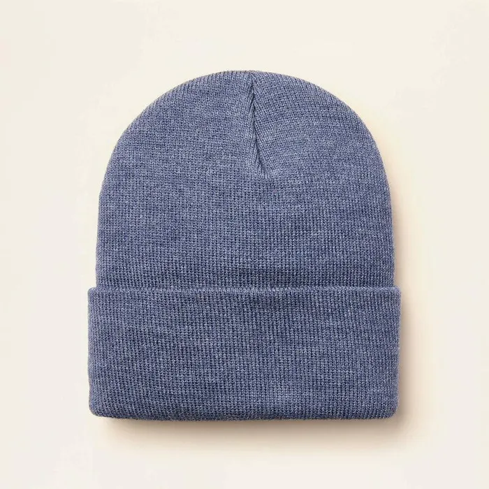 Men Hats and Beanies Ariat Rebar American Flag Patch Beanie Denim Heather Men Hats and Beanies Ariat Rebar American Flag Patch Beanie Denim Heather