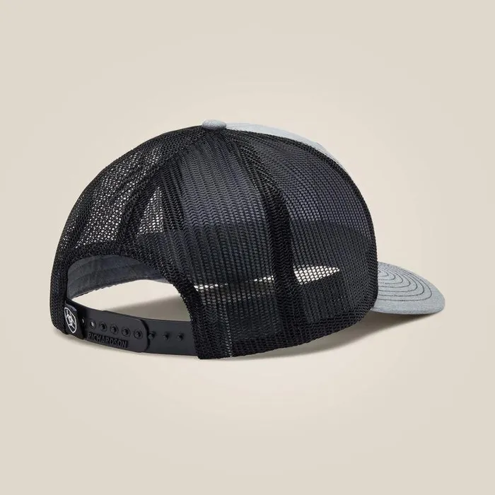Men Hats and Caps Ariat Flag Patch Cap Greyandbrown