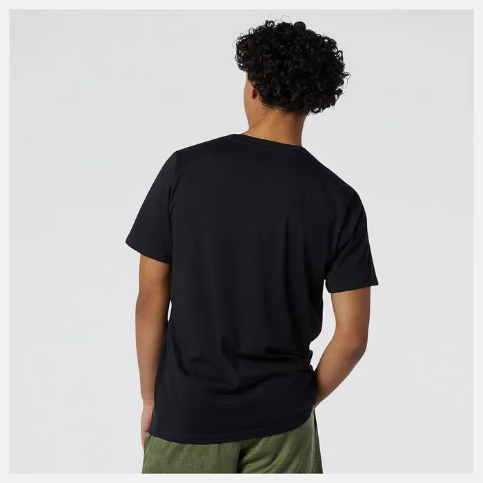 Men Heathertech Tee Black New Balance Shirts